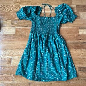 Hill House Emerald Trellis Athena Dress